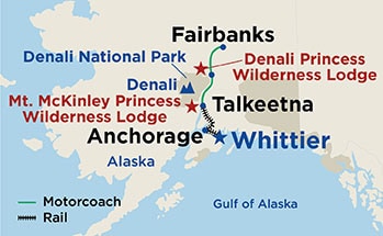 Itinerary Map/Ship Image