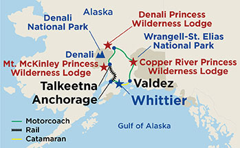 Itinerary Map/Ship Image