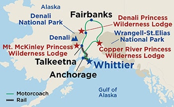 Itinerary Map/Ship Image