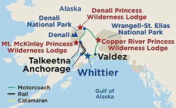 Itinerary Map/Ship Image