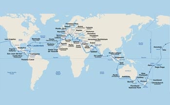 Itinerary Map/Ship Image