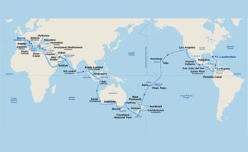 Itinerary Map/Ship Image