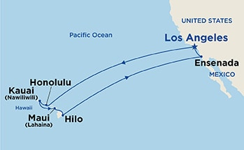 Itinerary Map/Ship Image