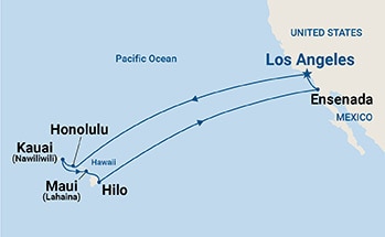 Itinerary Map/Ship Image