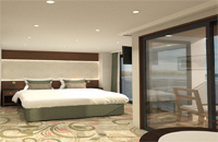 Category Diamond Deck - Deluxe Balcony Suite (Upper)