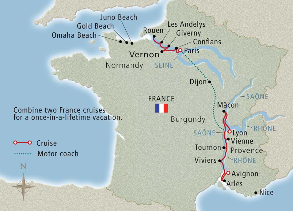 viking river cruises avignon to paris