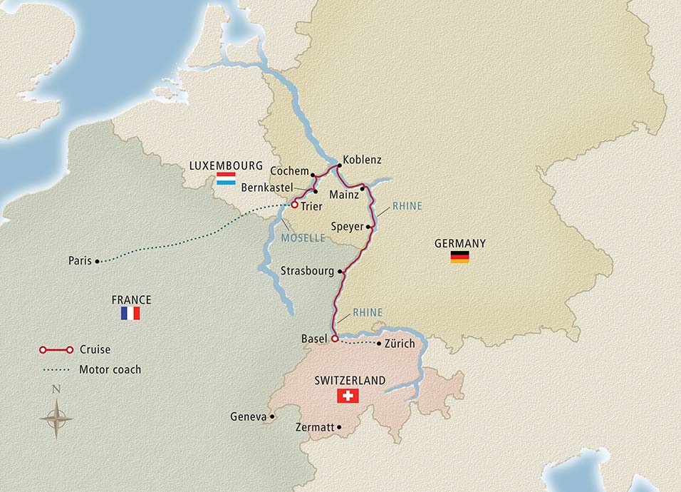 Viking River Cruises Viking Hild Paris to the Swiss Alps Paris to