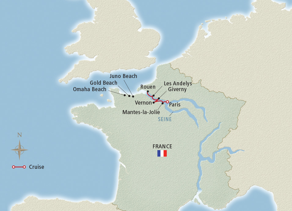Viking Viking Radgrid Paris & the Heart of Normandy Paris to