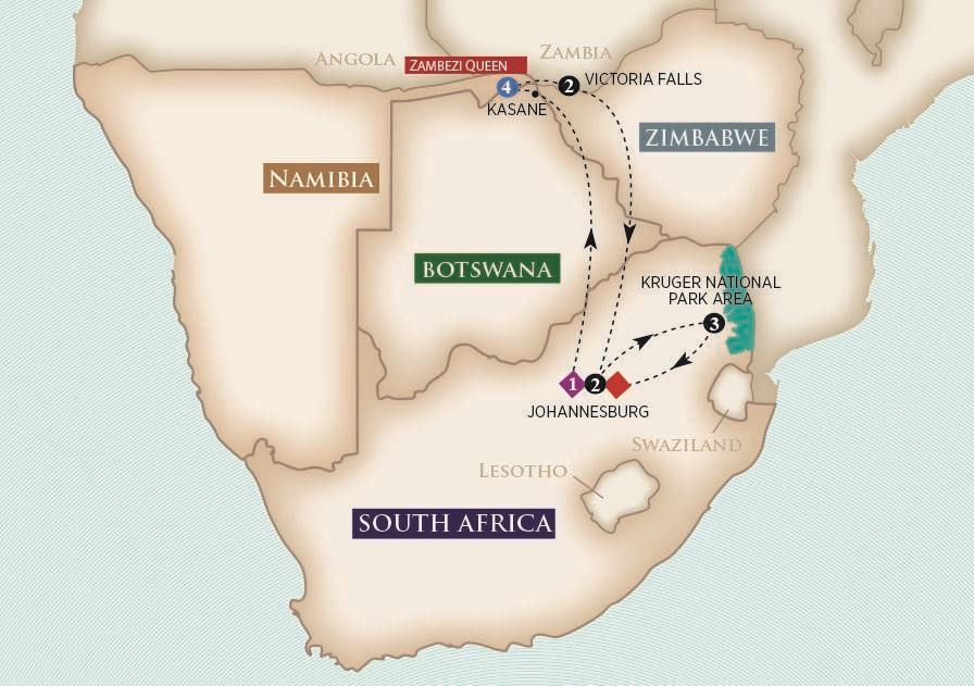 zambezi river map