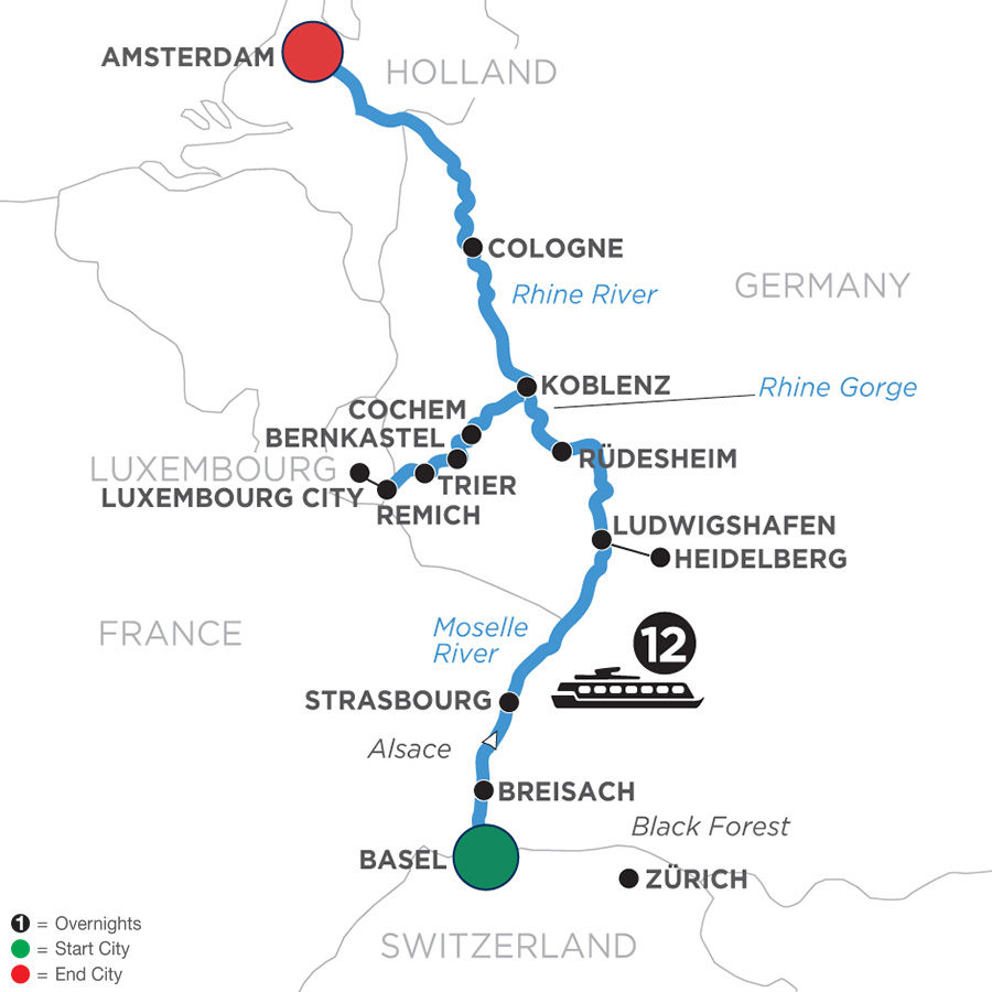 Globus Tours The Rhine Moselle Northbound 2020