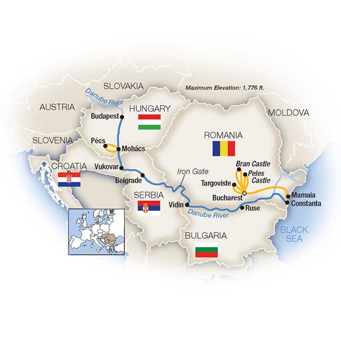 Tauck Tours: The Black Sea to Budapest - Westbound 2020