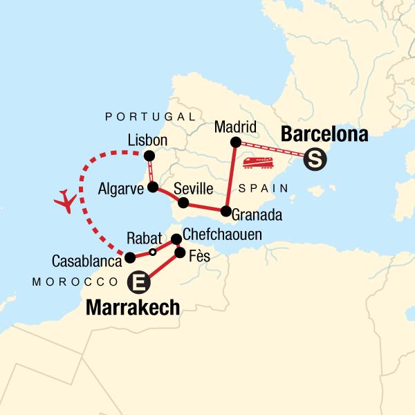 Spain Portugal Morocco Itinerary 14 Days