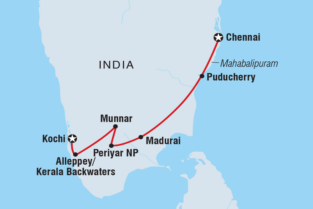 intrepid tours south india