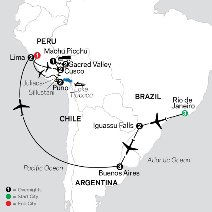 Ultimate South America 2024 by Cosmos Tours with 7 Reviews Tour Id