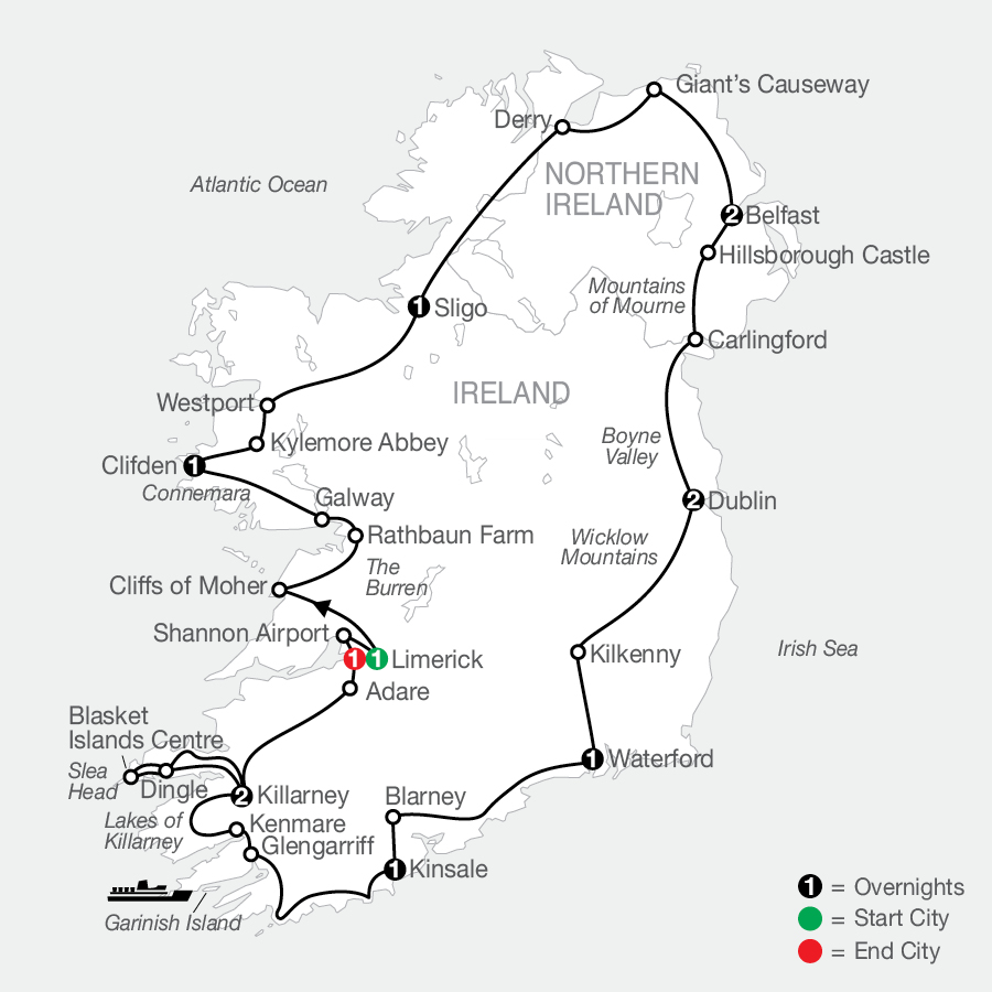 northern ireland tours 2024
