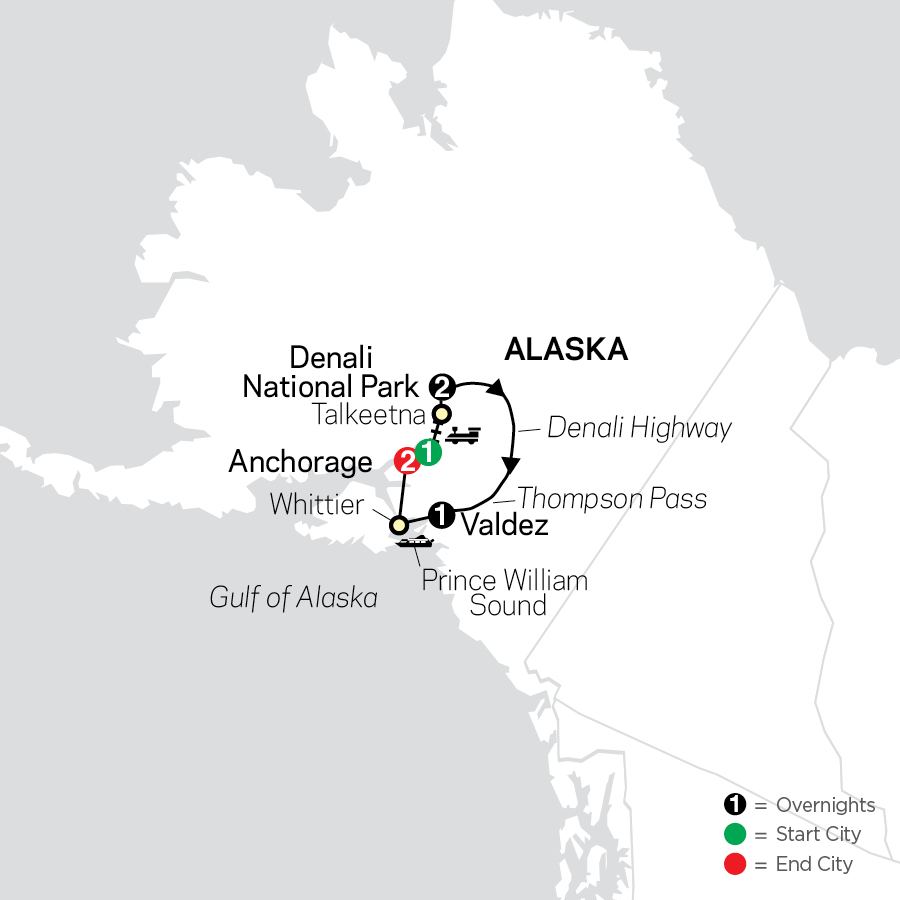 Grand Alaskan Adventure 2024 by Cosmos Tours with 13 Reviews - Tour Id