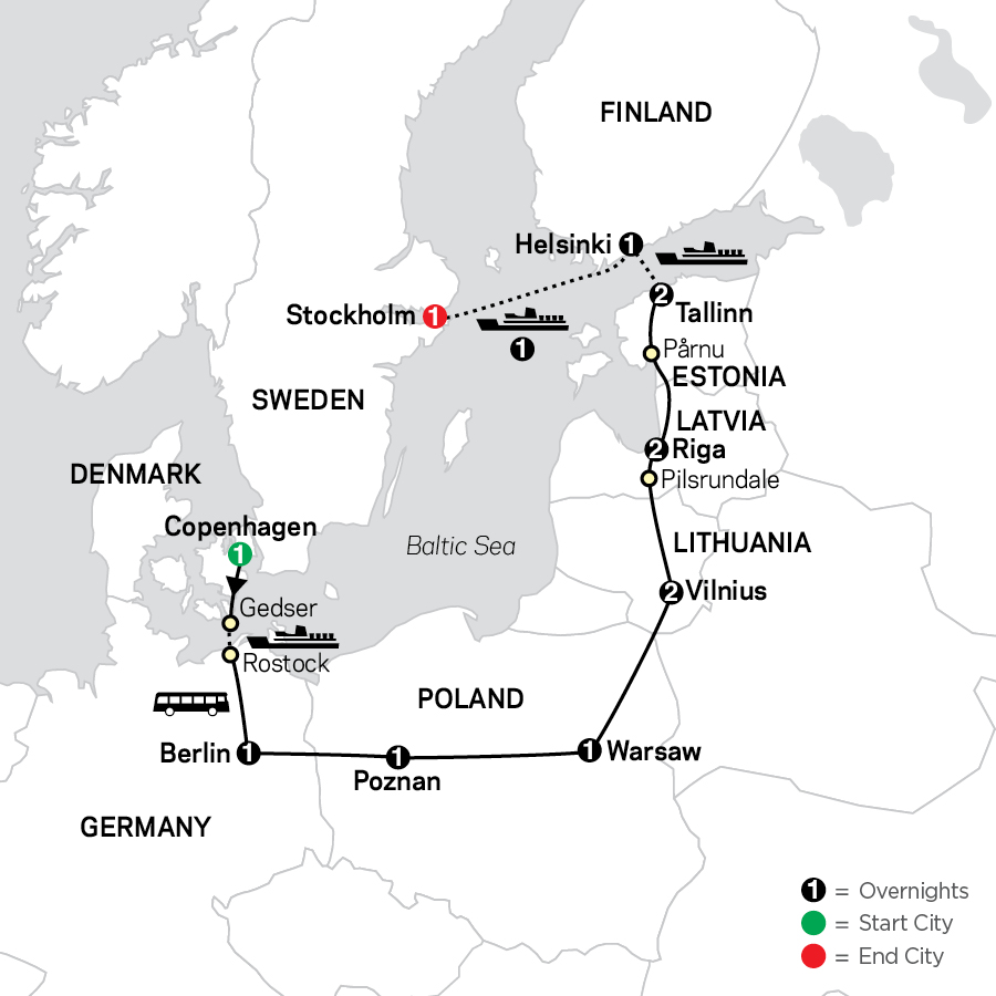 The Baltic States & Scandinavia 2024 by Cosmos Tours with 16 Reviews