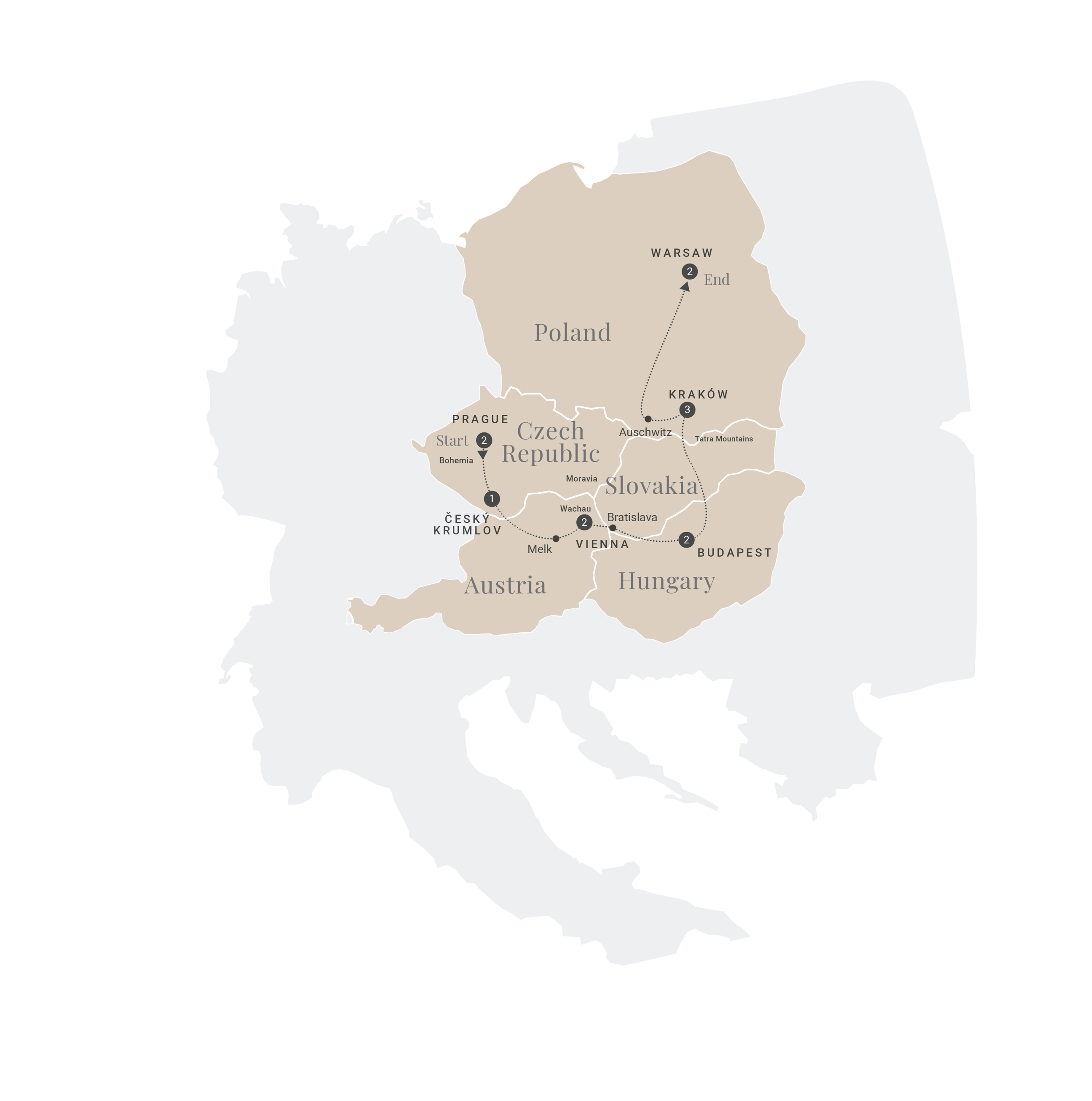 Harmony of Central Europe by Luxury Gold Tours with 39 Reviews Tour