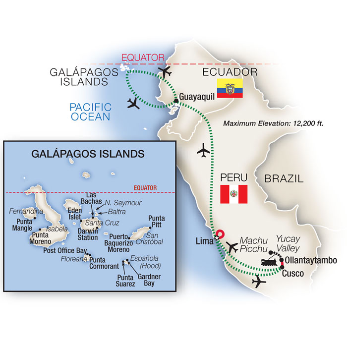 Peru and the Galapagos Islands 2025 by Tauck Tours with 7 Reviews