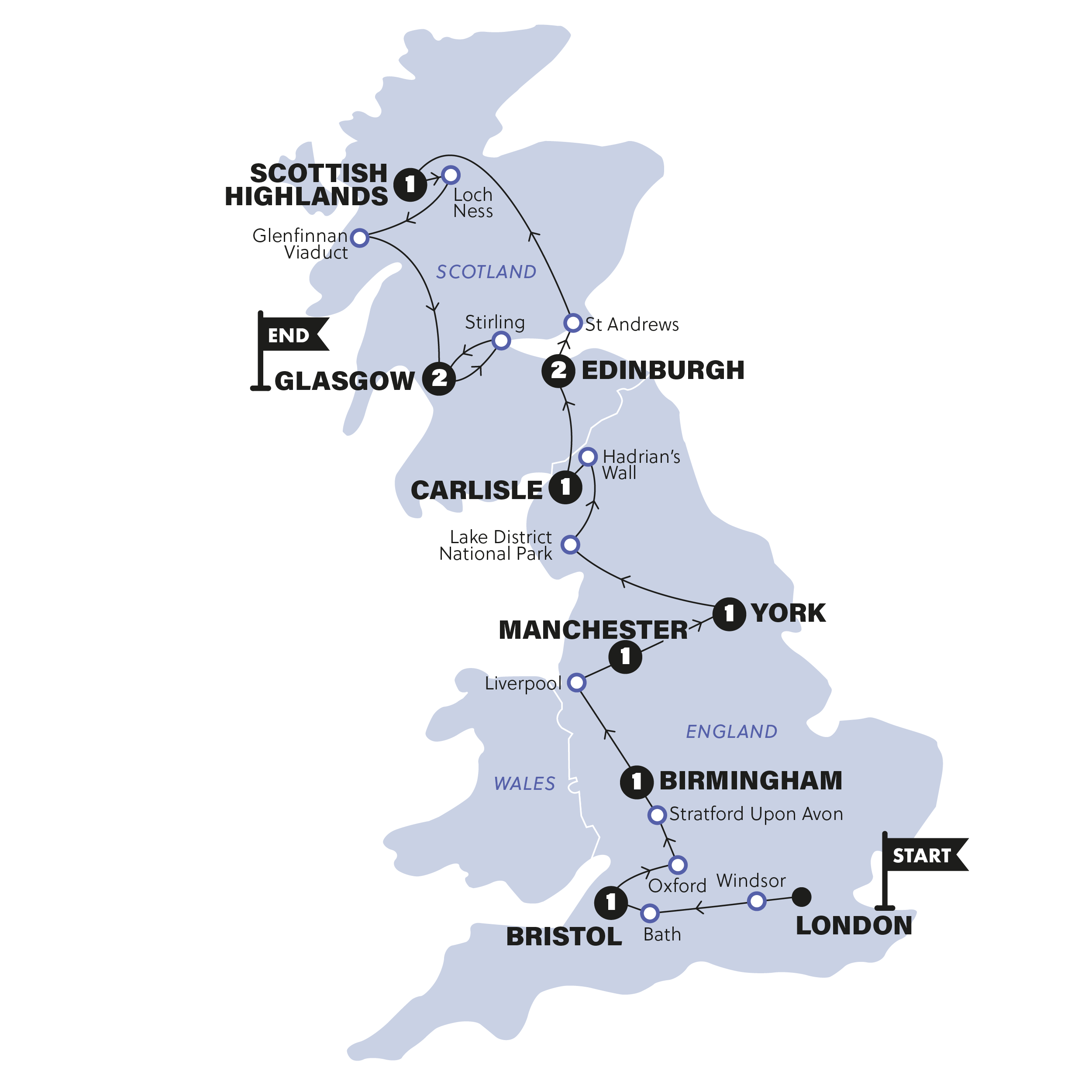 England & Scotland Classic End London Summer 2025 by Contiki Tours with 67 Reviews