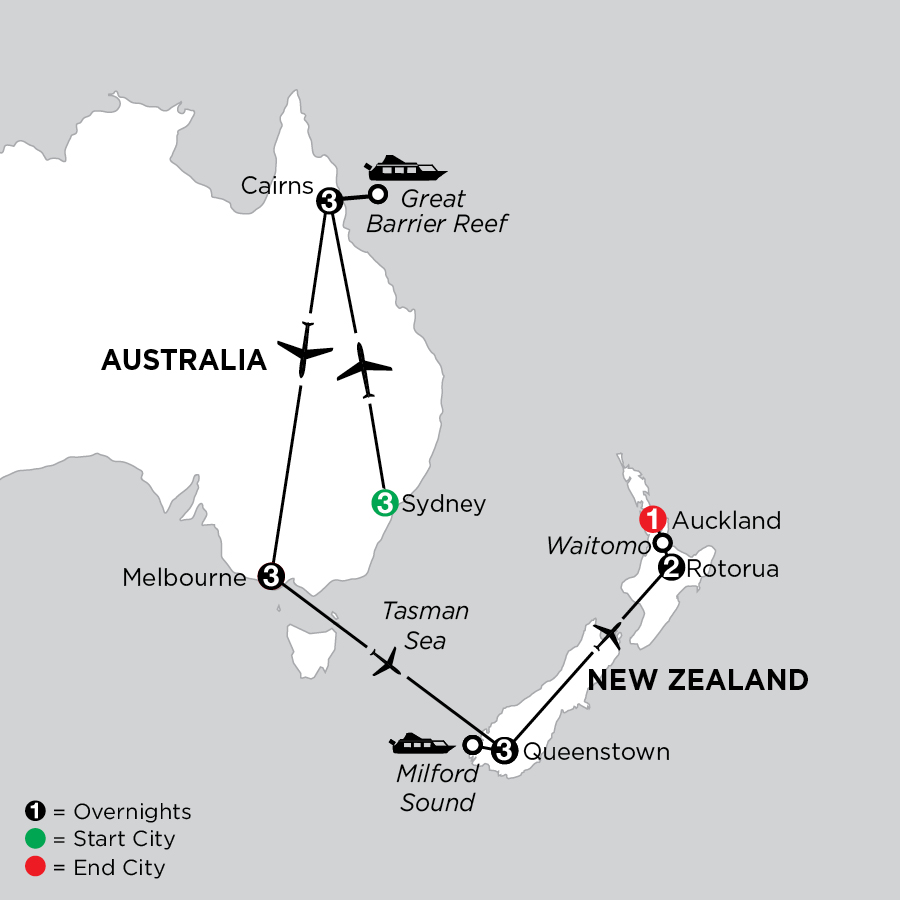 Independent Australian New Zealand Explorer 2026 Globus Tours 200065 