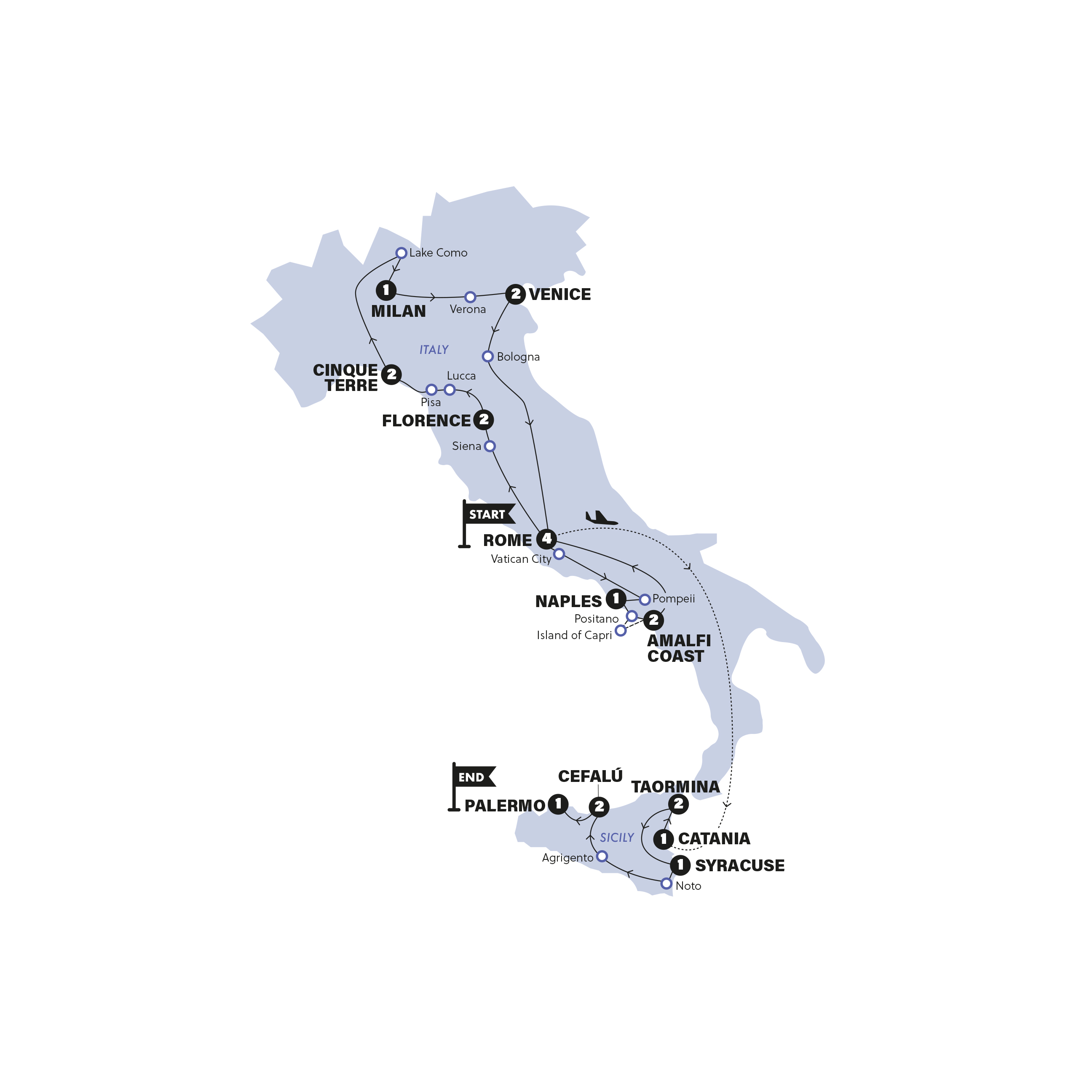 Ultimate Italy 2026 by Contiki Tours with 67 Reviews Tour Id 200565