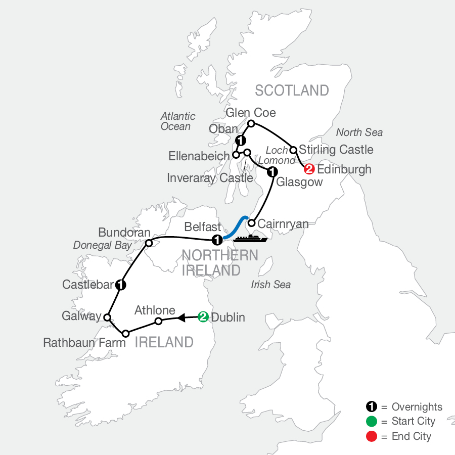 A Taste of Ireland and Scotland 2025 by Globus Tours Tour Id 200744