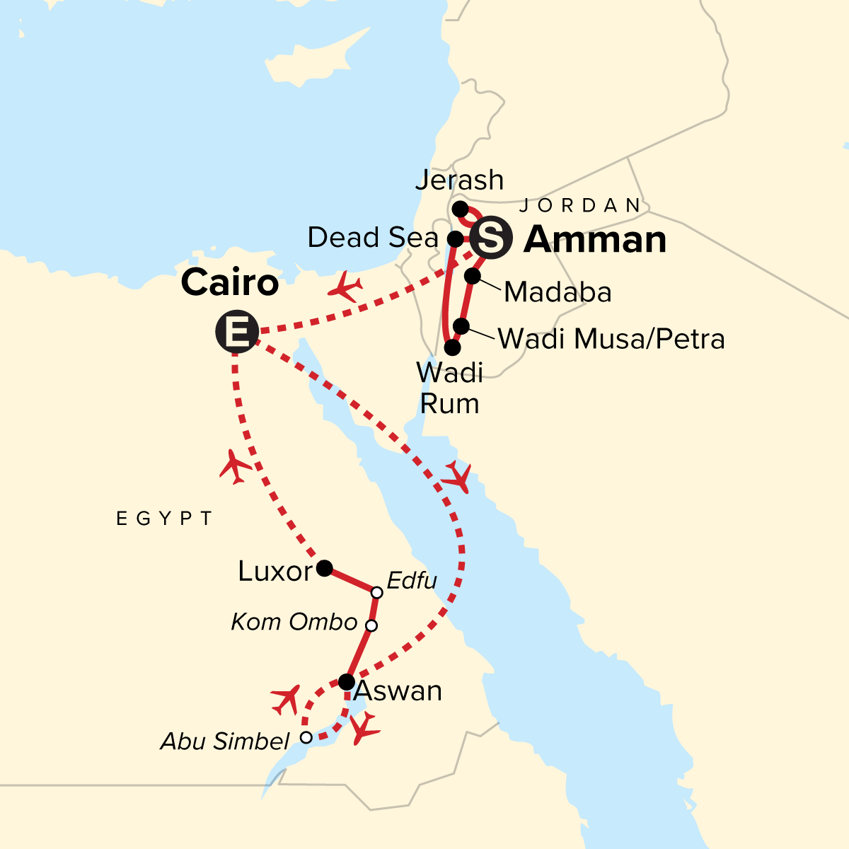 Journeys Discover Jordan & Egypt by National Geographic Tours with 67