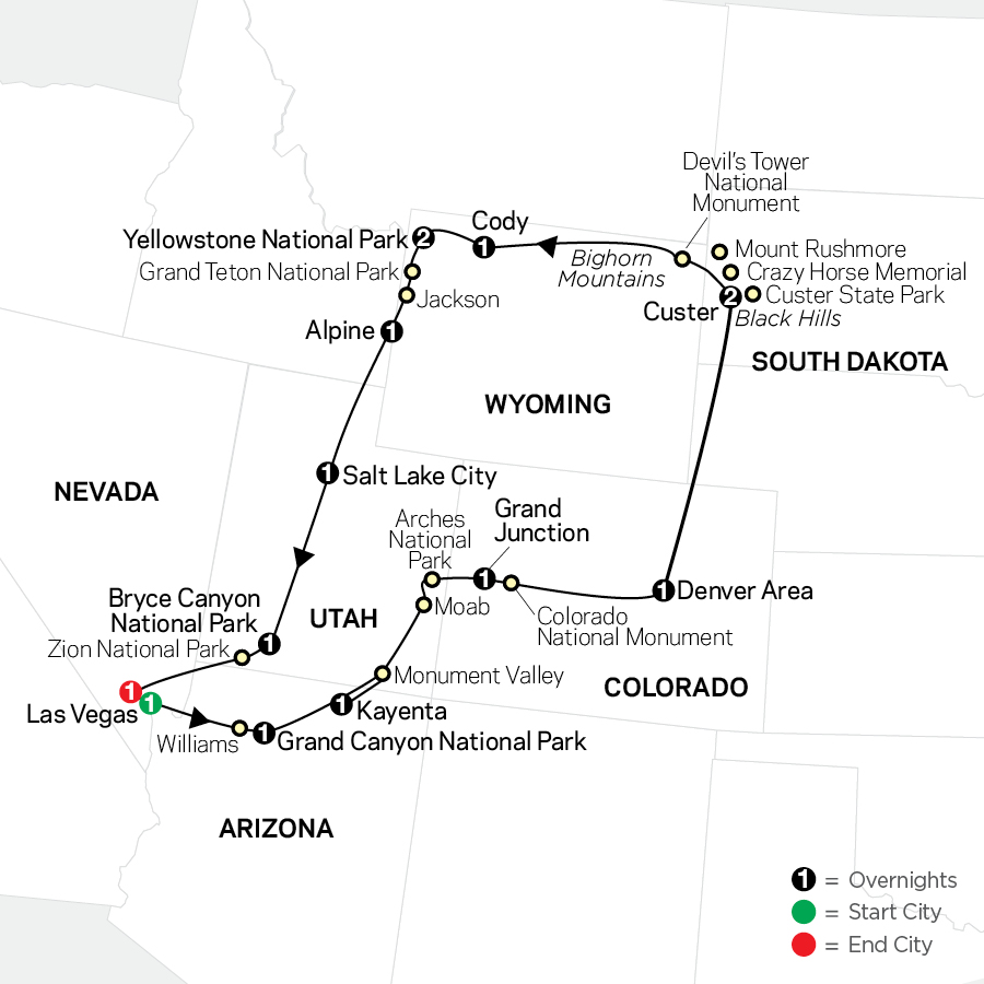 Exploring America's National Parks 2026 by Cosmos Tours with 38 Reviews ...