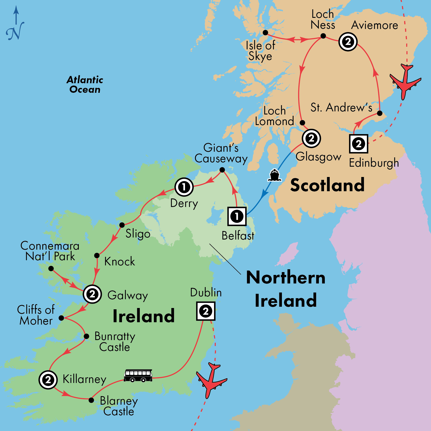 16 Day Scotland & Ireland - Monday Departure - Gate1 Tours ...