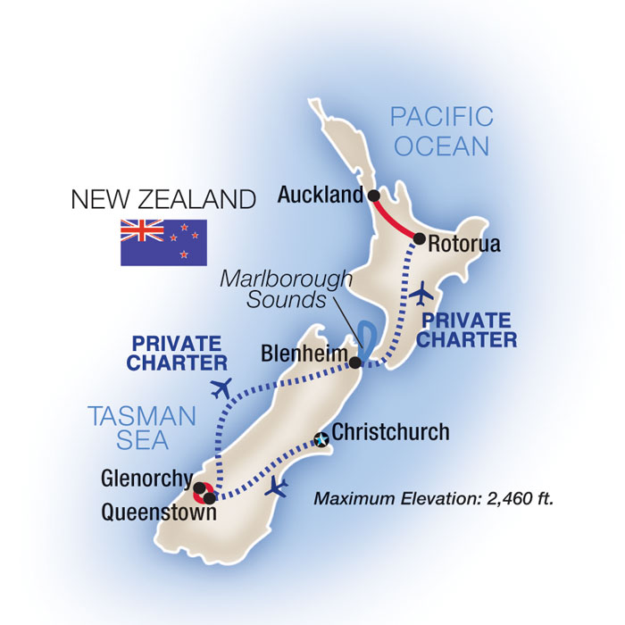 New Zealand A North & South Island Adventure 2026 by Tauck Tours with