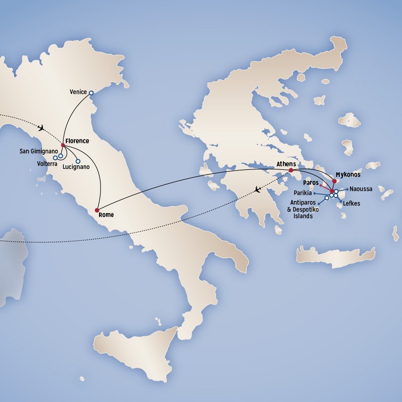 16 Day Italy & Greece Adventure 2025 by Perillo Tours with 178 Reviews