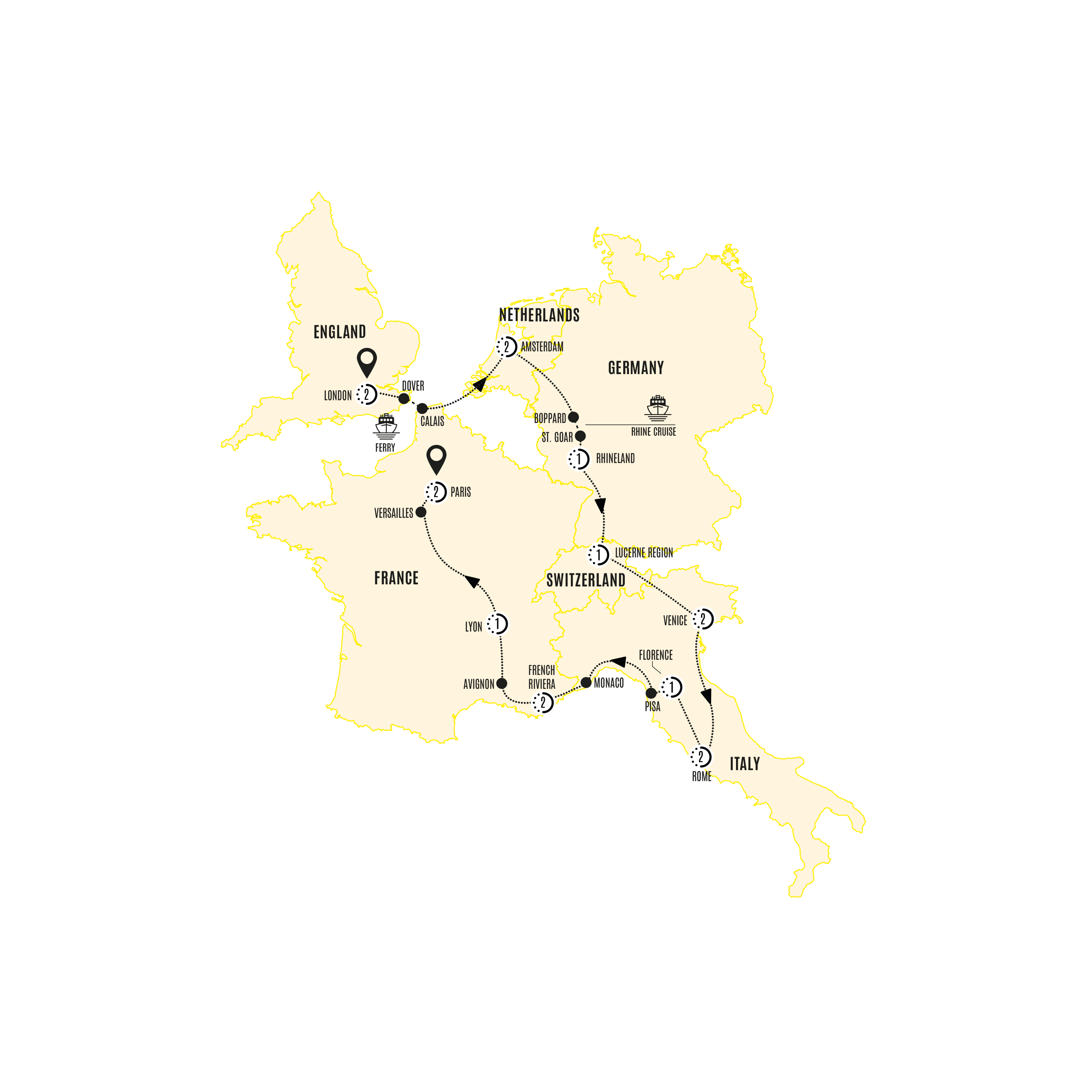 European Accent - Start London - Costsaver Tours | AffordableTours.com