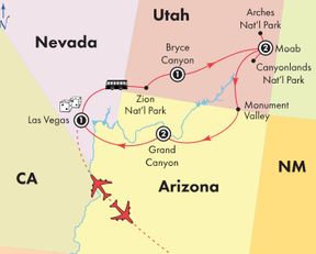 Gate1 Tours: 7 Day Affordable Zion, Bryce Canyon, Arches & Grand Canyon ...