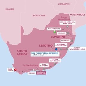2022 africa south map affordabletours