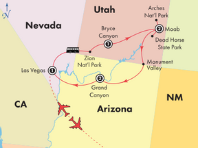 7 Day Affordable Zion, Bryce Canyon, Arches & Grand Canyon National ...