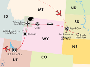 9 Day Classic National Parks, Mt. Rushmore, Yellowstone & Grand Teton ...