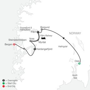 Best of Norway 2026 by Globus Tours with 19 Reviews - Tour Id: 200792 Illustration 