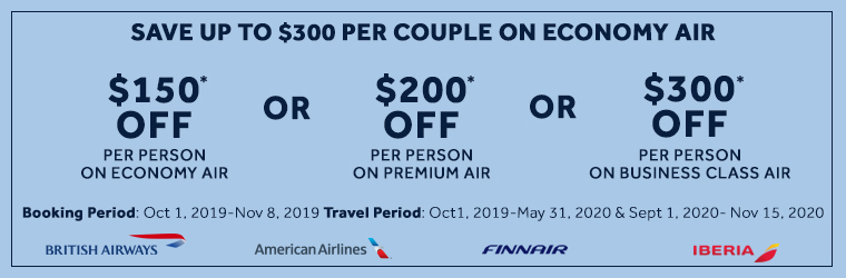 Book early and save