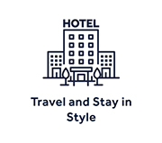 TRAVEL AND STAY IN STYLE