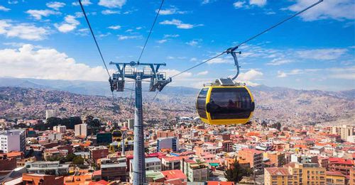 Take a cable car ride up to El Alto for the best viewpoint overlooking La Paz