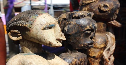 Buy woodcraft at Mwenge Woodcarvers Market, Dar es Salaam, Tanzania