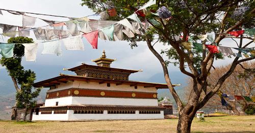 Enter the Chimi Lhakhang temple to learn about the "Divine Madman" and the peculiar art adorning the temple and nearby village