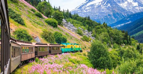 Hop on an Alaskan Railway Train