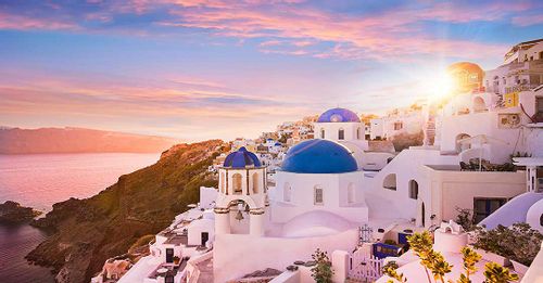 Watch the Sun Go Down in Oia