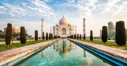 Visit the iconic Taj Mahal