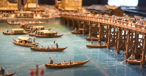See the scale-model architecture works inside the Edo-Tokyo Museum