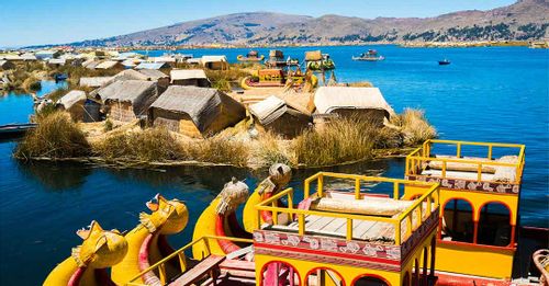 Visit local homes on the Uros Floating Islands to see the traditional way of life of the unique community