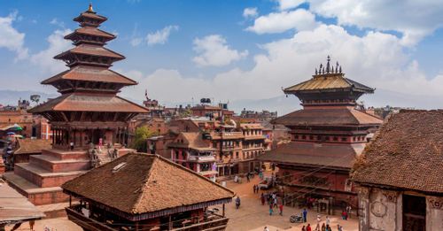 Walk the old city center in Bhaktapur