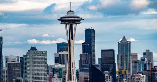 See Seattle from above at the Space Needle